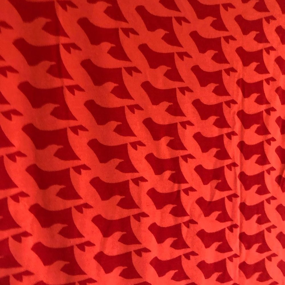 Boden Ledbury Red Dove Print Knee Length Sleeveless Dress US 10 - Picture 5 of 6